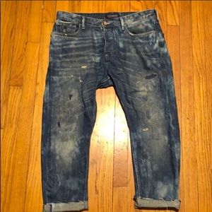 Scotch & Soda Destroyed Denim Jeans